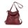 BELLI Nappa Leder Rucksack Backpack "London" bordeaux