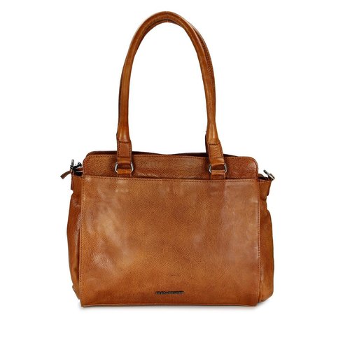 FREDsBRUDER Rise Ledertasche Schultertasche cognac