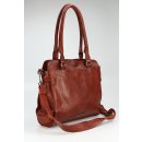 FREDsBRUDER Rise Ledertasche Schultertasche rust braun