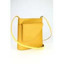 BELLI kleine Leder Umhängetasche Schultertasche curry gelb