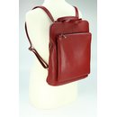 BELLI "Backpack Seattle" Leder Rucksack weinrot bordeaux