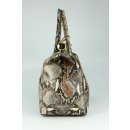 BELLI "The Bag XL" Ledertasche gemustert snake