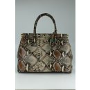 BELLI "The Bag XL" Ledertasche gemustert snake