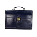 BELLI "Design Bag B" Leder Businesstasche unisex dunkelblau