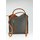 BELLI "Backpack" Leder Tasche Rucksack dunkelgrau cognac