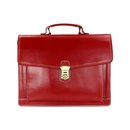 BELLI "Design Bag D" Leder Businesstasche rot