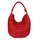 FREDsBRUDER Riffeltier S Ledertasche Schultertasche true blood rot