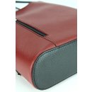 BELLI "Backpack" Leder Tasche Rucksack bordeaux schwarz