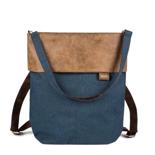 ZWEI Olli OR12 Rucksack Handtasche Damen Backpack blue blau