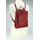 Belli Backpack "Denver" mittelgroßer italienischer Damen Leder Rucksack rot