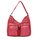 FREDsBRUDER Funtastic Ledertasche Schultertasche dark pink