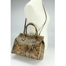 BELLI "The Bag XL" Ledertasche gemustert snake