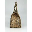 BELLI "The Bag XL" Ledertasche gemustert snake