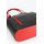 BELLI "Backpack" Leder Tasche Rucksack schwarz rot