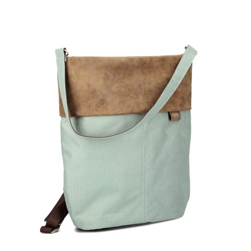 ZWEI Olli OR12 Rucksack Handtasche Damen Backpack mint grün