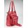 FREDsBRUDER Megapixel Ledertasche Schultertasche dark pink