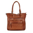 FREDsBRUDER Megapixel Ledertasche Schultertasche whisky braun