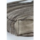 FREDsBRUDER Riffeltier S Ledertasche Schultertasche light grey grau