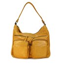 FREDsBRUDER Funtastic Ledertasche Schultertasche mango gelb