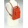 Belli Backpack "Denver" mittelgroßer italienischer Damen Leder Rucksack orange