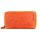 Hill Burry XXL Vintage Leder Damen Geldbörse Portemonnaie Organizer orange mit RFID