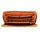 Hill Burry XXL Vintage Leder Damen Geldbörse Portemonnaie Organizer orange mit RFID