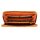 Hill Burry XXL Vintage Leder Damen Geldbörse Portemonnaie Organizer orange mit RFID