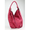 FREDsBRUDER Riffeltier S Ledertasche Schultertasche pink