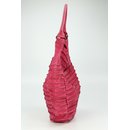 FREDsBRUDER Riffeltier S Ledertasche Schultertasche pink
