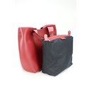 BELLI Designer Ledertasche Henkeltasche bordeaux rot