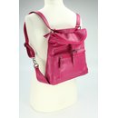 BELLI Nappa Leder Rucksack Backpack "London" pink