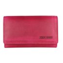 Hill Burry Vintage Leder Damen Geldbörse Portemonnaie pink 77701