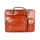 BELLI Design Bag "Verona" Leder Businesstasche cognac