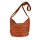 FREDsBRUDER Riffelinchen Ledertasche Umhängetasche rustic orange