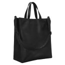 Liebeskind Berlin Paper Bag Tote M Ledertasche schwarz black