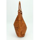 FREDsBRUDER Riffeltier S Ledertasche Schultertasche dark camel