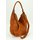 FREDsBRUDER Riffeltier S Ledertasche Schultertasche dark camel