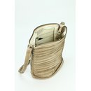 FREDsBRUDER Riffelinchen Ledertasche Umhängetasche winter beige