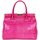 BELLI "The Bag XL" Ledertasche pink lack kroko