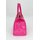 BELLI "The Bag XL" Ledertasche pink lack kroko