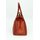 BELLI "The Bag XL" Ledertasche cognac braun kroko