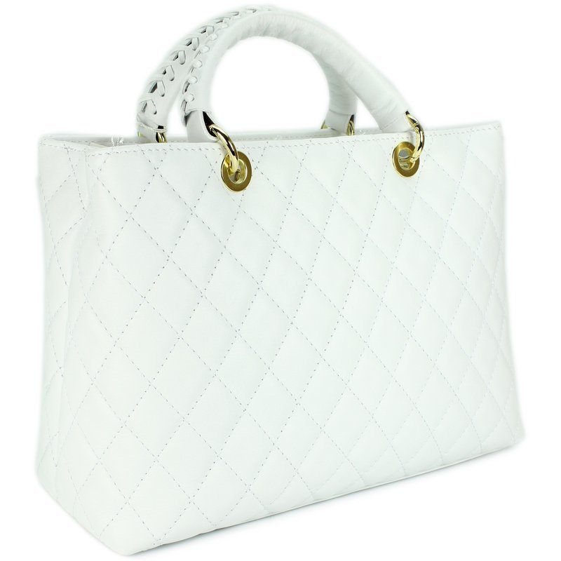 CORIOS Damen-Handtasche Mit Pailletten – Elegante Schultertasche Aus PU-Leder, Mittlere Größe, Weiß | Perfekt Für Alltag & Geschenk