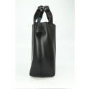 BELLI Designer Ledertasche Henkeltasche schwarz