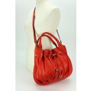 BELLI "Globe Bag" Ledertasche rot