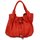 BELLI "Globe Bag" Ledertasche rot