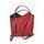 BELLI "Backpack" Leder Tasche Rucksack bordeaux schwarz strauss