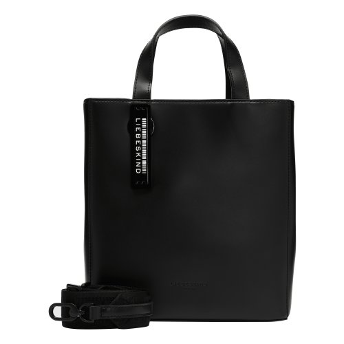 Liebeskind Berlin Paper Bag Tote S Ledertasche schwarz black