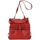 BELLI Nappa Leder Rucksack Backpack "London" rot