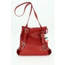 BELLI Nappa Leder Rucksack Backpack "London" rot