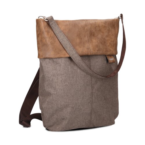 Zwei Olli Backpack OR140 Stone – Zaino Unisex Moderno, 38x38x12 Cm, Scomparti Pratici E Design Senza Tempo
